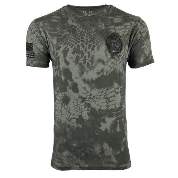 Howitzer Style Men's T-shirt COIL Military Grunt CAMO Green - Picture 2 of 11